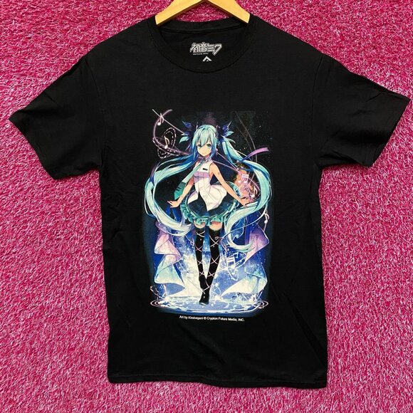 Hatsune Miku Power Up With Music T-Shirt size Small - Picture 1 of 5